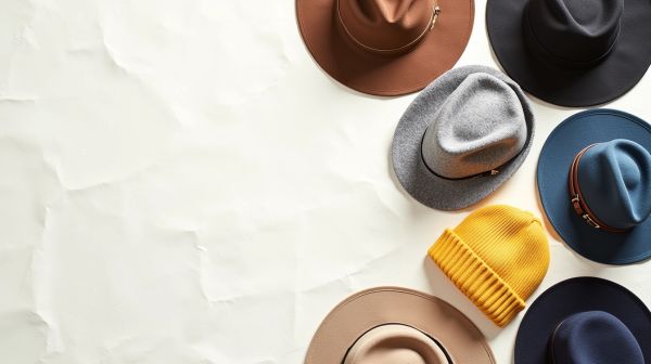 Une collection remarquablement variée de casquettes tendance