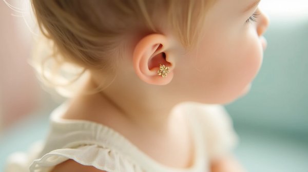 Boucles d'oreilles enfant : des modèles adorables et sûrs